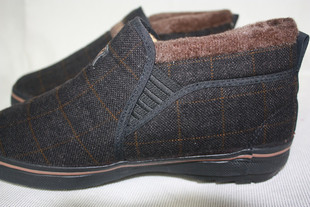 鲁泰棉鞋冬季高帮加绒保暖男鞋防滑加厚中老年爸爸棉鞋