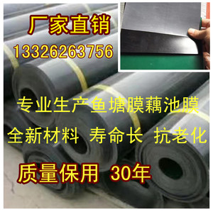 黑塑料膜土工膜 藕池鱼塘鱼池专用防渗膜防水