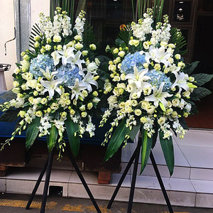 百合绣球三脚架开业乔迁 span class=h>花篮 /span>北京上海深圳广州