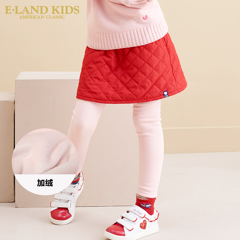 elandkids衣恋童装2018年秋季新品女童裙裤中大童裤子