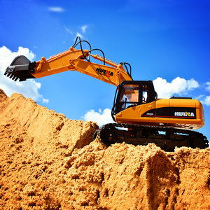 挖掘机工程车大型图片