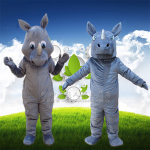 定做人穿犀牛造型卡通人偶服装 cosplay动漫电影玩偶演出道具衣服