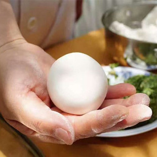 良中良手工汤圆1800g45个荠菜笋干包馅甜汤 甜点 水晶汤圆大个圆