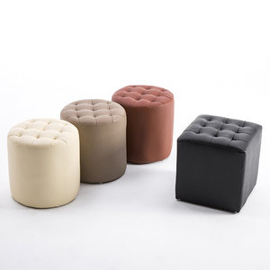 圆凳子欧式真皮价格