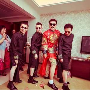 【中式结婚礼服伴郎服图片】中式结婚礼服伴郎