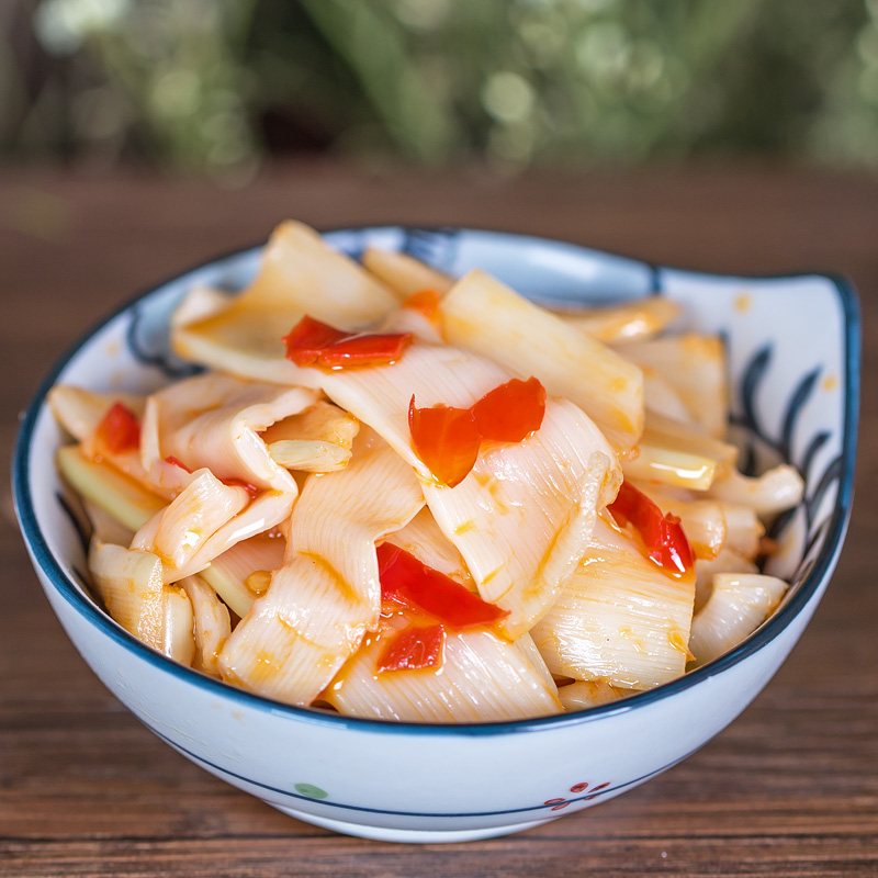 简妹剁椒脆笋 笋干 辣椒 香辣凉菜下饭菜即食爽口竹笋片200g 2瓶