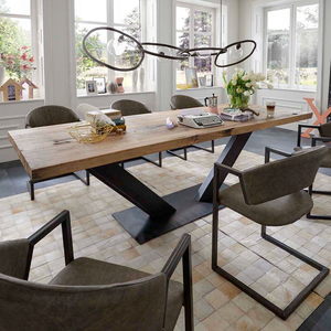 咖啡厅长桌图片