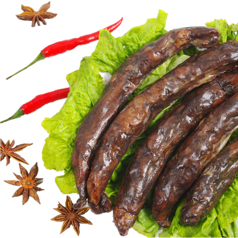 a款250g 山东莱芜口镇风干猪肉香肠开袋即食熟无淀粉腊肠黑香肠