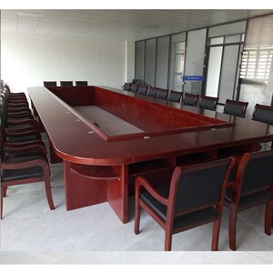 椭圆形大型会议桌图片