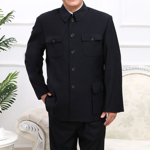  span class=h>中山装 /span> 老年人70岁60中山服男装秋季衣服80老人