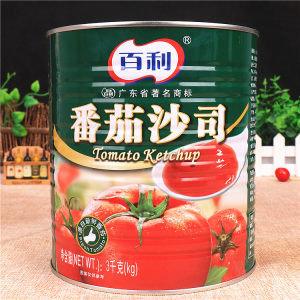 包邮百利 span class=h>番茄 /span>沙司3kg桶装 商用 span class=h>