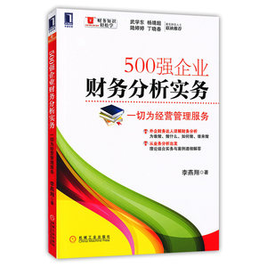 正版 500强企业财务分析实务 李燕翔著 管理学