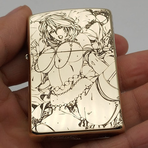 佐罗煤油打火机防风创意个性复古老式抖音定制美女打火机送礼男友