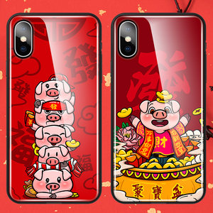 新年猪2019本命年iPhone6手机壳6s苹果7plus