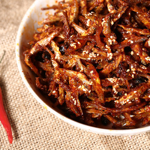 萍乡花蝴蝶辣爽飞鱼138g麻辣鱼干零食小鱼仔香辣爽口辣过瘾