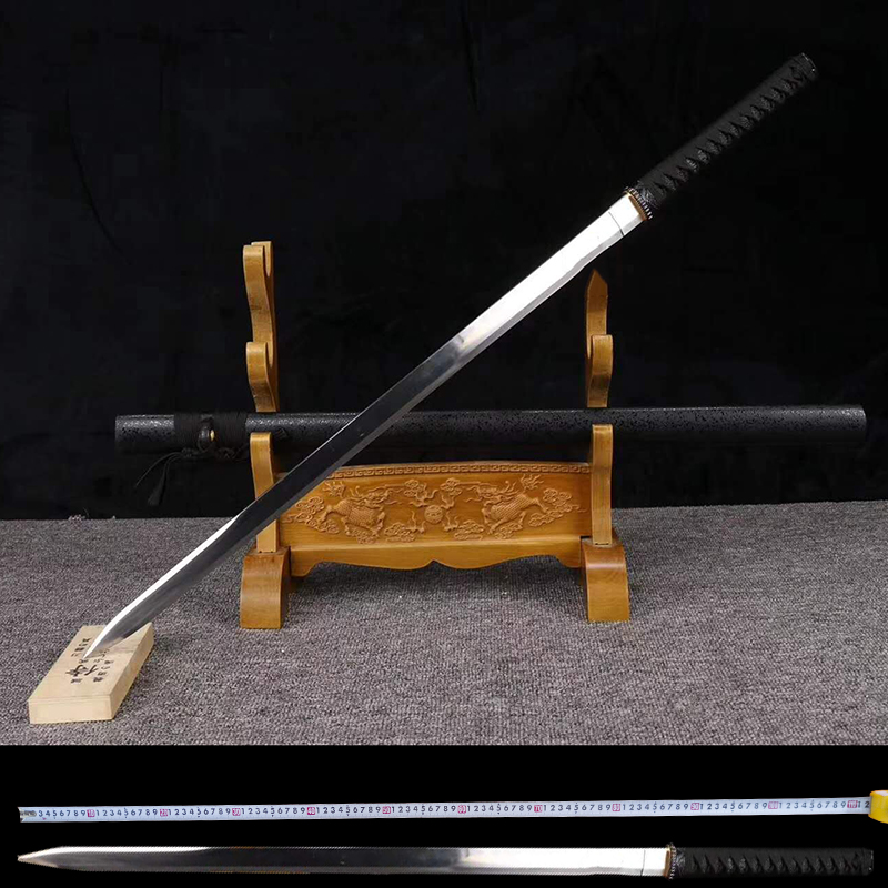 唐剑龙泉刀剑高锰钢宝剑一体唐横刀冷兵器日本硬长剑汉剑未开刃
