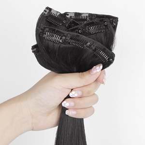 真发假发接发片一片式发片100%真人发丝长发