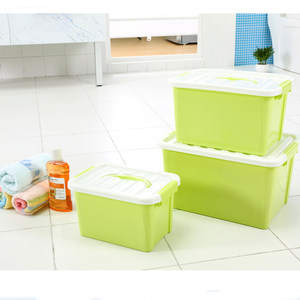 小号塑料储物箱迷你家用收纳盒手提有盖小收纳