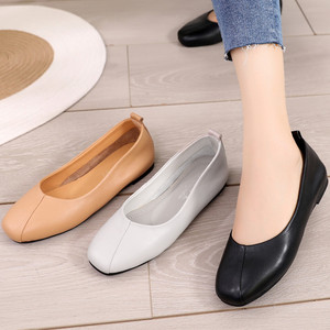 大码女鞋平底40-43码夏百搭单鞋图片