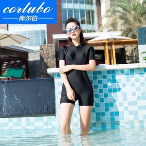 【无钢托连体泳衣女学生图片】无钢托连体泳衣