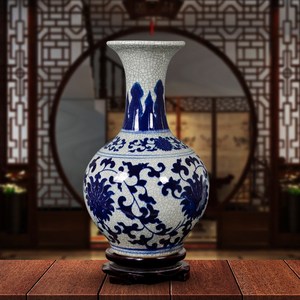 品牌名称: 景德镇仿官窑青花花瓶摆件