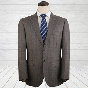 秋冬新款爸爸装春秋男西装大码休闲西服中老年