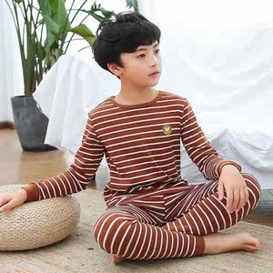 秋衣秋裤套装12中大童13岁保暖内衣男大童14