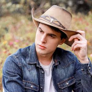 男士夏季牛仔帽图片