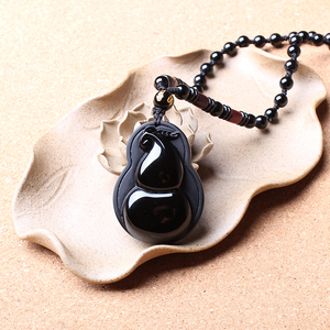 开光黑曜石 span class=h>如意 /span> span class=h>葫芦 /span> 