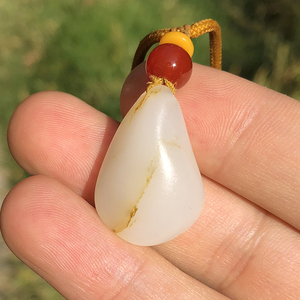 和田玉 span class=h>籽料 /span> span class=h>原石 /span>吊坠羊脂