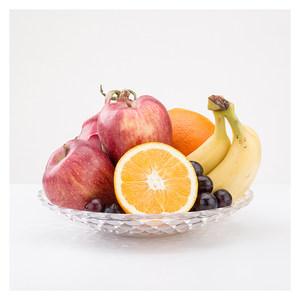 唯谛25cm 欧式小果盘 span class=h>水果 /span>盘亚克力塑料小 span