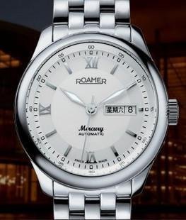 瑞士roamer罗马表男机械自动钢表 933637 41 23 90