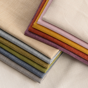 棉麻硬包面料图片
