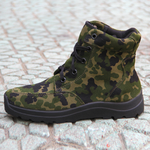 99高腰迷彩作训鞋劳保解放鞋07作训鞋3537正品配发军迷训练鞋模压