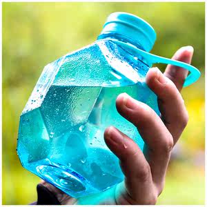 迷你水晶杯磨砂个性水瓶水桶耐热水壶软妹水杯清新女水杯原宿小号