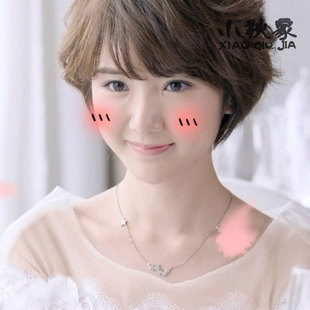 美味奇缘毛晓彤同款以澜李雨曦五角星镶钻项链宋佳茗叶衣澜项链韩