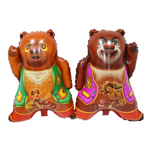 光头强气球熊二图片