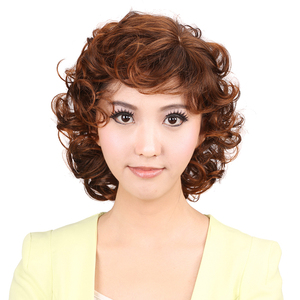 娇滴滴假发 短发女蛋卷 span class=h>bobo /span>头发型 女式中老年