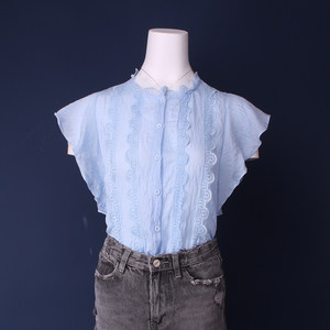 飞袖白色衬衣专场