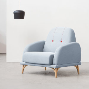 单人沙发 创意设计师家具 carmel armchair卡梅