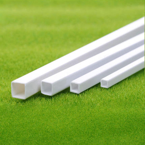 abs白色方管 建筑模型材料 方棒空心改造管塑料方管棒abs空心方管