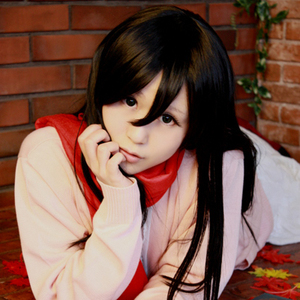 三笠·阿克曼 幼年版 幼儿期黑 span class=h>cos /span> span class=