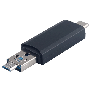 type-c讀卡器otg安卓手機microusb usb3.0多合一sd卡tf卡