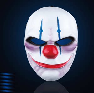 收获日2 span class=h>面具 /span>dallas万圣节payday掠夺小丑角色