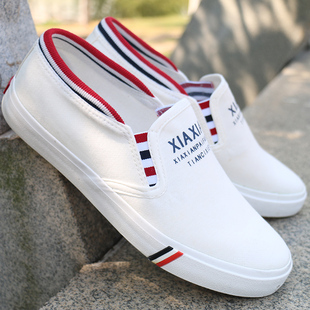 2015夏季男士一脚蹬懒人帆布鞋男鞋韩版潮流布鞋学生低帮休闲鞋