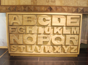  span class=h>zakka /span>实木床头收纳柜 26英文字母柜抽屉边柜 储