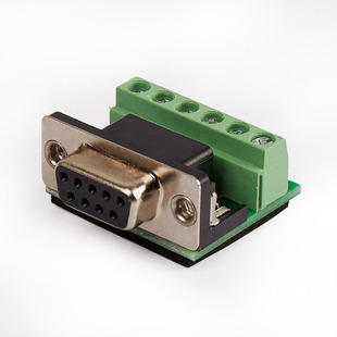 力特zy270 rs485/422端子台 rs422 电平头db-9 串口头端子模块