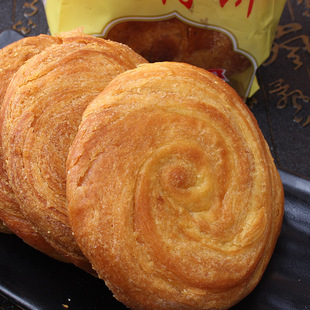 鑫炳记孟村饼300克孟封饼孟枫饼传统手工零食千层饼点心6包包邮