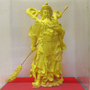 招财武财神摆件绒沙金高档大关公辟邪关帝圣君创意关二爷开业送礼