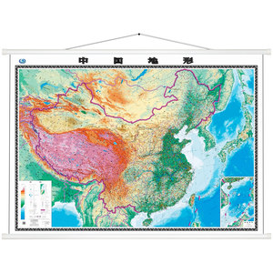 【中国地势图地形地貌地图图片】中国地势图地